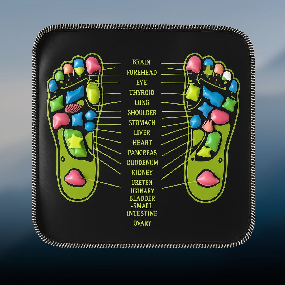 Acupressure foot mat